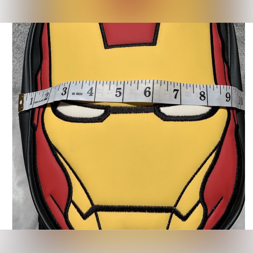 Disney Marvel Avengers Ironman Helmet Convertible Backpack Crossbody Bag - Picture 8 of 8